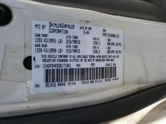 2005 Dodge Grand Caravan SE