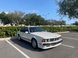 BMW 6 Series salvage cars for sale: 1988 BMW 635 CSI Automatic