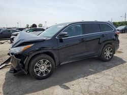 Toyota Highlander salvage cars for sale: 2015 Toyota Highlander LE