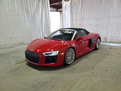 Salvage cars for sale from Copart Central Square, NY: 2017 Audi R8 Spyder