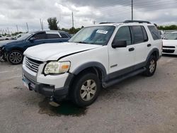 Ford salvage cars for sale: 2006 Ford Explorer XLT