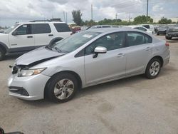 Honda Vehiculos salvage en venta: 2015 Honda Civic LX