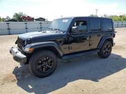 Jeep salvage cars for sale: 2020 Jeep Wrangler Unlimited Sahara