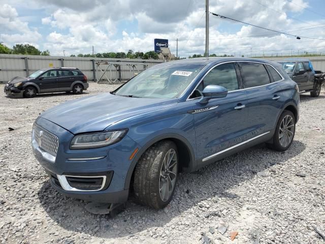 2019 Lincoln Nautilus Reserve