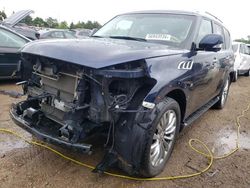 Salvage cars for sale from Copart Elgin, IL: 2016 Infiniti QX80