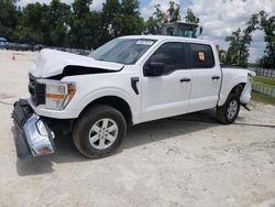 Salvage cars for sale from Copart Ocala, FL: 2021 Ford F150 Supercrew