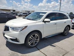 Acura mdx salvage cars for sale: 2017 Acura MDX Advance