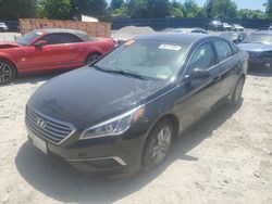 Hyundai salvage cars for sale: 2017 Hyundai Sonata SE