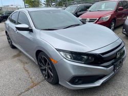 Vehiculos salvage en venta de Copart Hampton, VA: 2019 Honda Civic Sport
