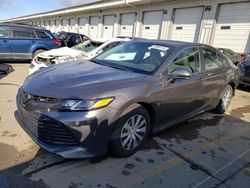 Salvage cars for sale from Copart Louisville, KY: 2018 Toyota Camry L