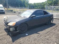 Honda Civic salvage cars for sale: 2002 Honda Civic HX