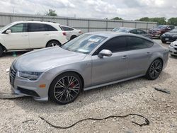 Audi salvage cars for sale: 2017 Audi A7 Premium Plus