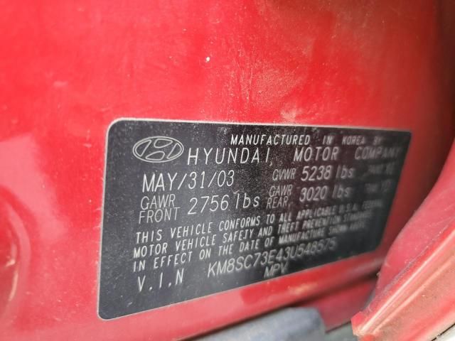 2003 Hyundai Santa FE GLS