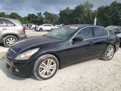 Salvage cars for sale from Copart Ocala, FL: 2010 Infiniti G37 Base