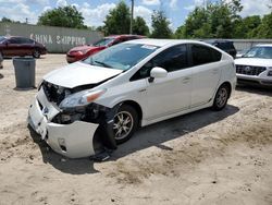 Salvage cars for sale from Copart Midway, FL: 2011 Toyota Prius
