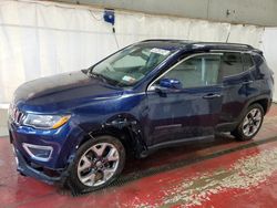 Jeep Compass salvage cars for sale: 2021 Jeep Compass Limited