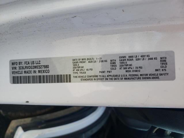 2021 Dodge RAM Promaster 2500 2500 High