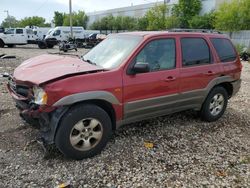 Salvage cars for sale from Copart Franklin, WI: 2001 Mazda Tribute LX