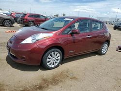 Nissan Leaf s salvage cars for sale: 2017 Nissan Leaf S