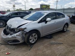 Honda salvage cars for sale: 2013 Honda Civic LX