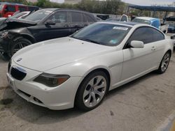 Salvage cars for sale from Copart Las Vegas, NV: 2007 BMW 650 I