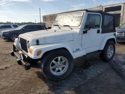 Jeep Wrangler / tj Sahara salvage cars for sale: 2000 Jeep Wrangler / TJ Sahara