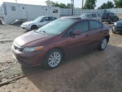 Honda salvage cars for sale: 2012 Honda Civic EXL