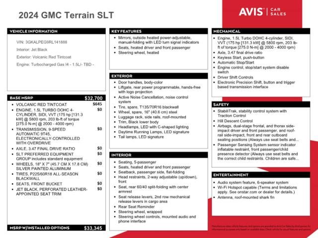 2024 GMC Terrain SLT