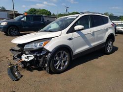 Salvage cars for sale from Copart New Britain, CT: 2015 Ford Escape Titanium