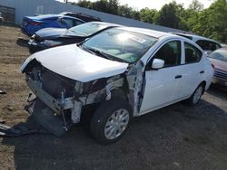 Nissan salvage cars for sale: 2017 Nissan Versa S