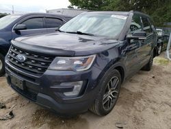 Ford Explorer salvage cars for sale: 2017 Ford Explorer Sport