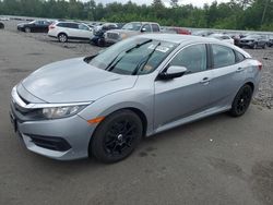 Honda salvage cars for sale: 2016 Honda Civic LX