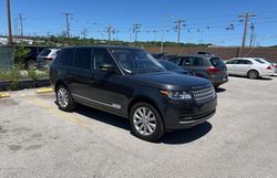 Salvage cars for sale from Copart Kansas City, KS: 2016 Land Rover Range Rover HSE