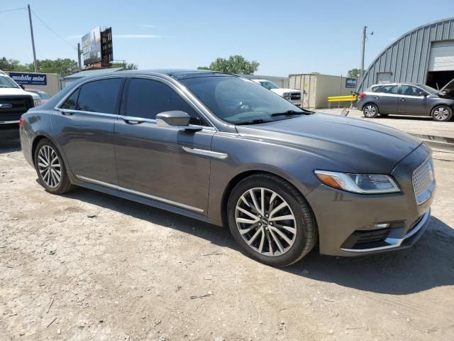 2017 Lincoln Continental Select