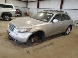 Infiniti FX35 salvage cars for sale: 2004 Infiniti FX35