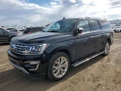 Ford Expedition salvage cars for sale: 2019 Ford Expedition Max Limited