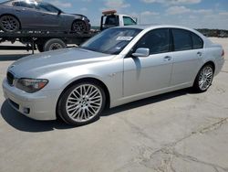 BMW salvage cars for sale: 2007 BMW 750 I