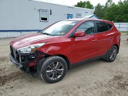 Salvage cars for sale from Copart Lyman, ME: 2015 Hyundai Tucson GLS