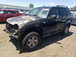 Salvage cars for sale from Copart New Britain, CT: 2007 Jeep Liberty Sport