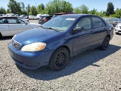 Toyota Corolla salvage cars for sale: 2008 Toyota Corolla CE