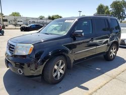 Honda Pilot Vehiculos salvage en venta: 2015 Honda Pilot Touring