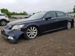 Lexus salvage cars for sale: 2007 Lexus LS 460L