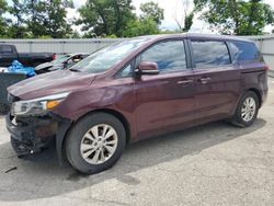 Salvage cars for sale from Copart West Mifflin, PA: 2016 KIA Sedona LX