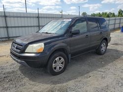 Honda Pilot ex salvage cars for sale: 2005 Honda Pilot EX