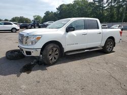 Nissan Titan salvage cars for sale: 2018 Nissan Titan SV