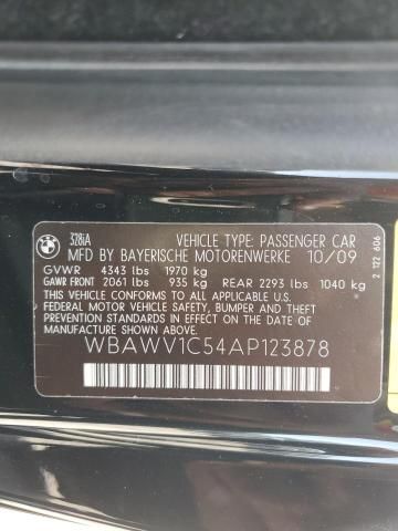 2010 BMW 328 I Sulev