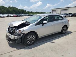 Honda salvage cars for sale: 2013 Honda Civic LX