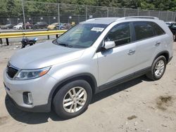 KIA Sorento salvage cars for sale: 2015 KIA Sorento LX