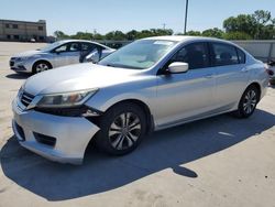 Honda Accord LX salvage cars for sale: 2015 Honda Accord LX