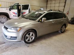 Volkswagen Golf salvage cars for sale: 2015 Volkswagen Golf Sportwagen TDI S